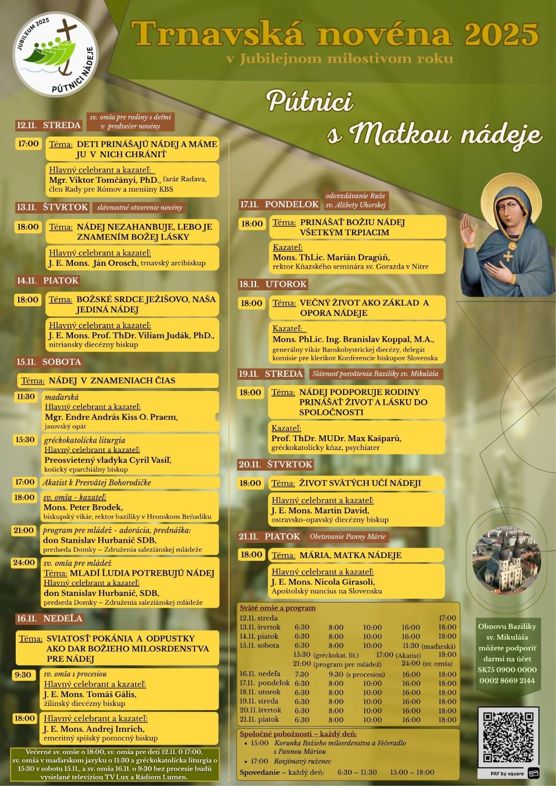 Trnavska novena 2025